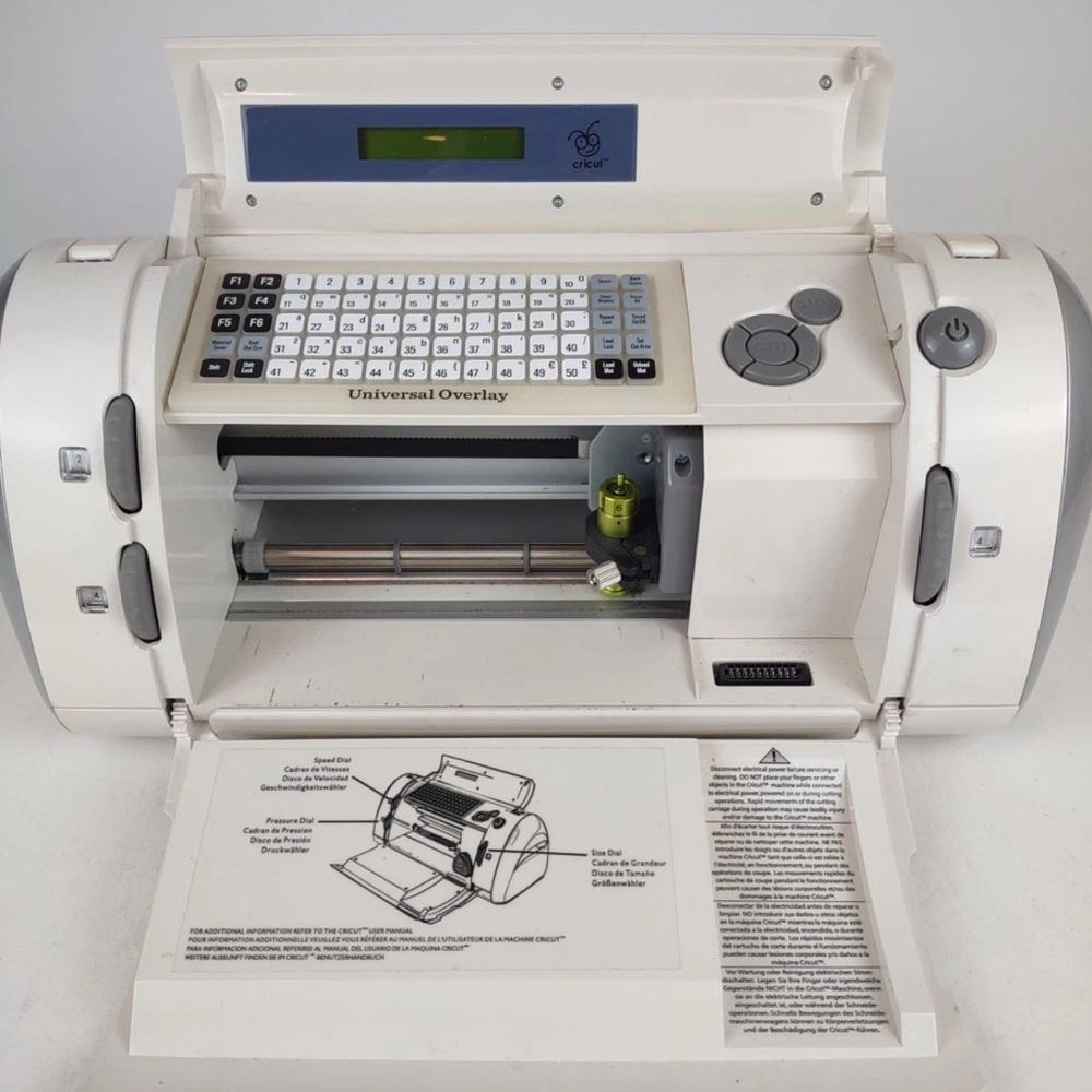 Cricut White and Gray Crafting Machine